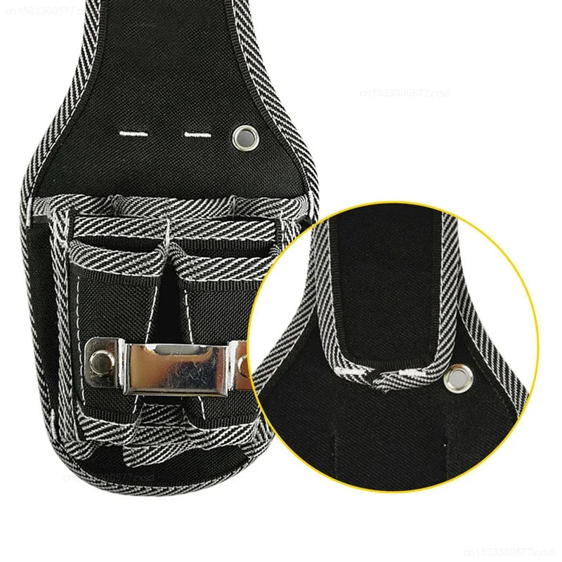 Multifunctional Tool Bag Nylon Fabric Tool Belt Screwdriver Kit Holder Tool Bag Pocket Pouch Bag Electrician Waist Pocket Case