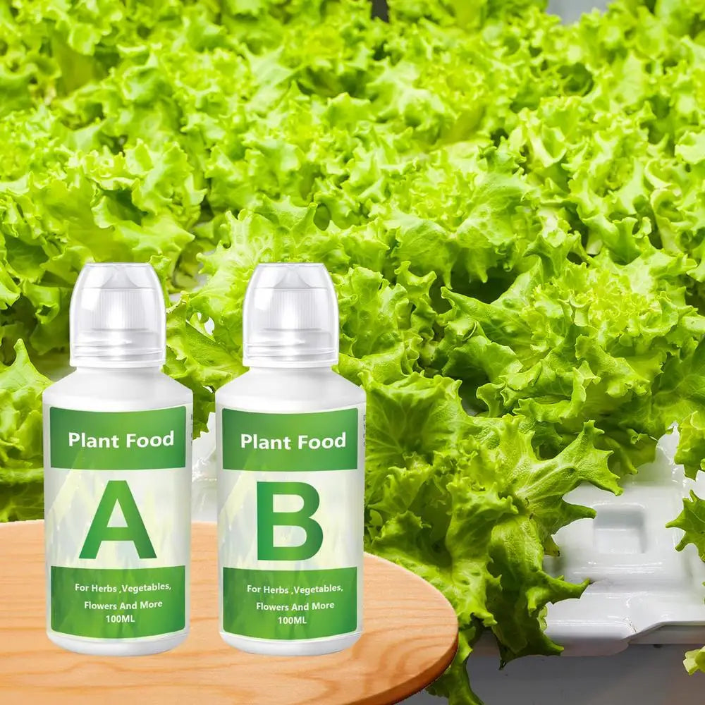 Fertilizer AB Two Part Set Hydroponic Garden Plant Food Plant Fertilizer For Flowers Vegetables Grass Nutrients Garden supplies