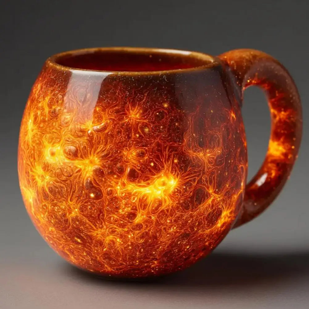 Solar System Planet Mugs Space-Themed Coffee Cups with Ergonomic Handle Planet-inspired Ceramic Cup Space Embossed Planet Mugs