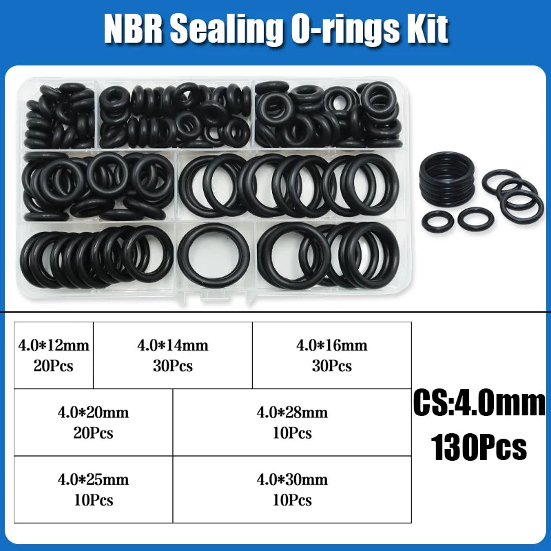 2840 O-Ring NBR Automobile Nitrile Rubber ORing Corrosion Oil Resistant Seal Washer for Car Air Condition Faucet Plumbing Gasket