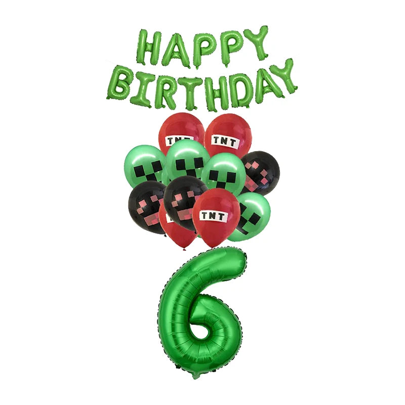 Birthday Party Decoration Disposable Tableware Set Paper Plates Cups Napkins Straws Tablecloth Balloons Kids Party Supplies Deco