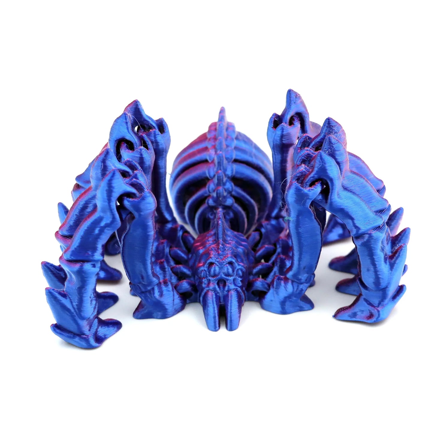 3D Printed Retractable Spider Movable Joint Fidget Toy Rotatable Articulated Office Desktop Ornament Adults Kid Toy Crafts Gift