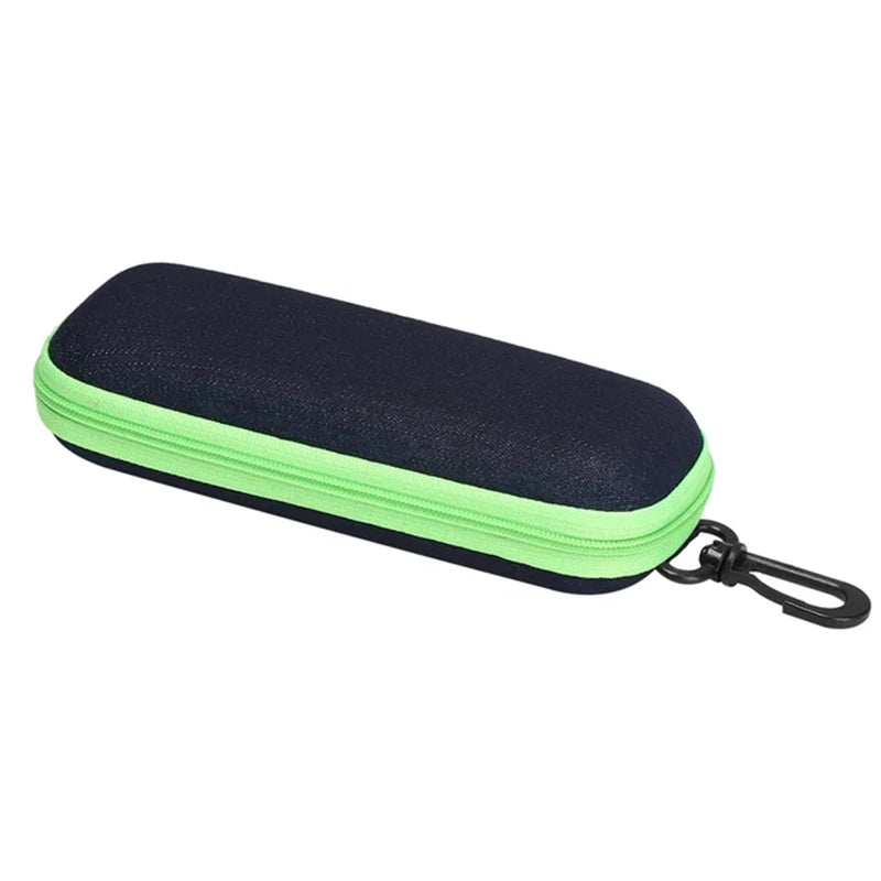 Denim Fabric Glasses Cases Zipper Sunglasses Protection Container Eyeglasses Pencil Case Reading Glasses Box Organizer Carry Bag