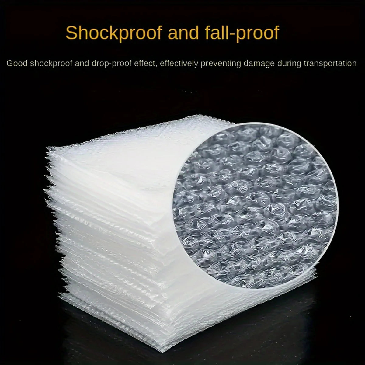 100pcs Cushion Wrap Pouches, Bubble Pouches, Bubble Out Wrap Bags, Bubble Bags, Bubble Bags For Shipping, Bubble Sleeves
