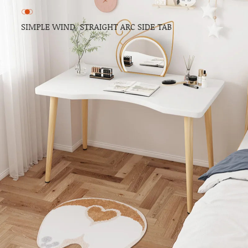 Home Office Desk Adult Desktop Computer Desk Modern Simple Workbench Student Study Writing Desk Household Solid Wood Leg Table