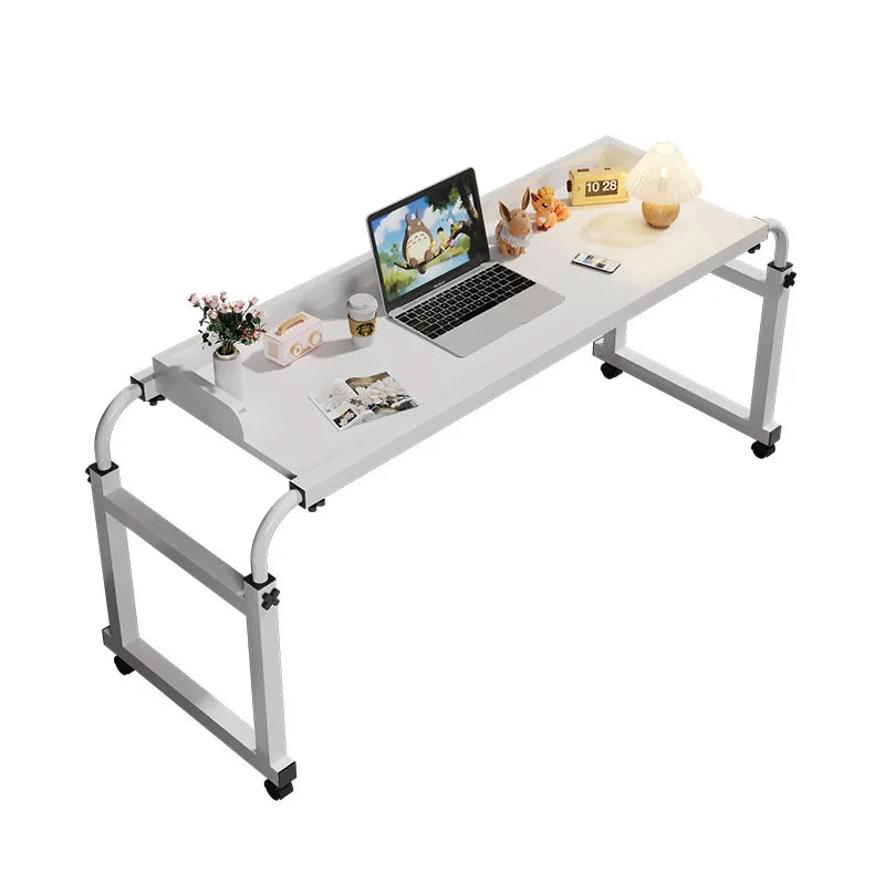 Laptop Computer Adjustable Height And Length Living Room Bedroom Movable Desk Overbed Table