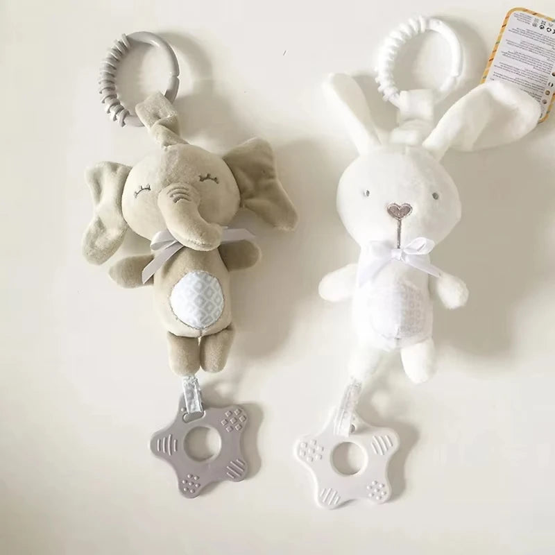 Baby Hanging Rattles Toys Children 0 12 Months Baby Sensory Toys Activity Crib Stroller Toy Pram Pendant Bell Plush Appease Doll