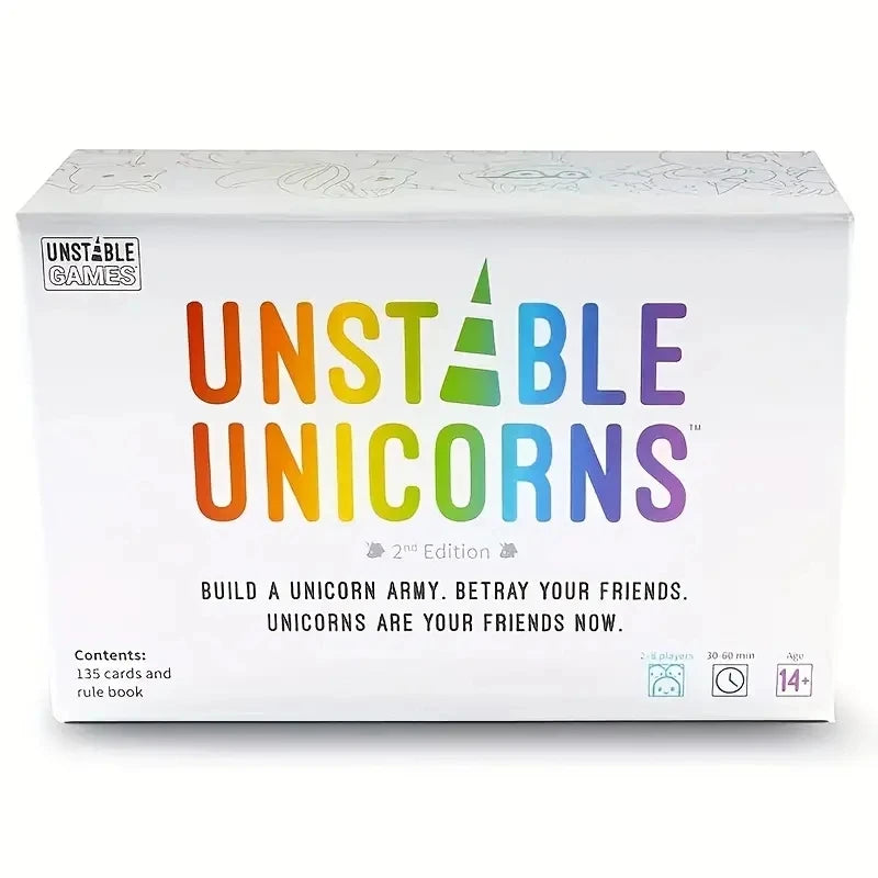 UNICORNS BOARD CARD Game Family Entertainment Card Games Multiplayer Interactive Games Party Board Games