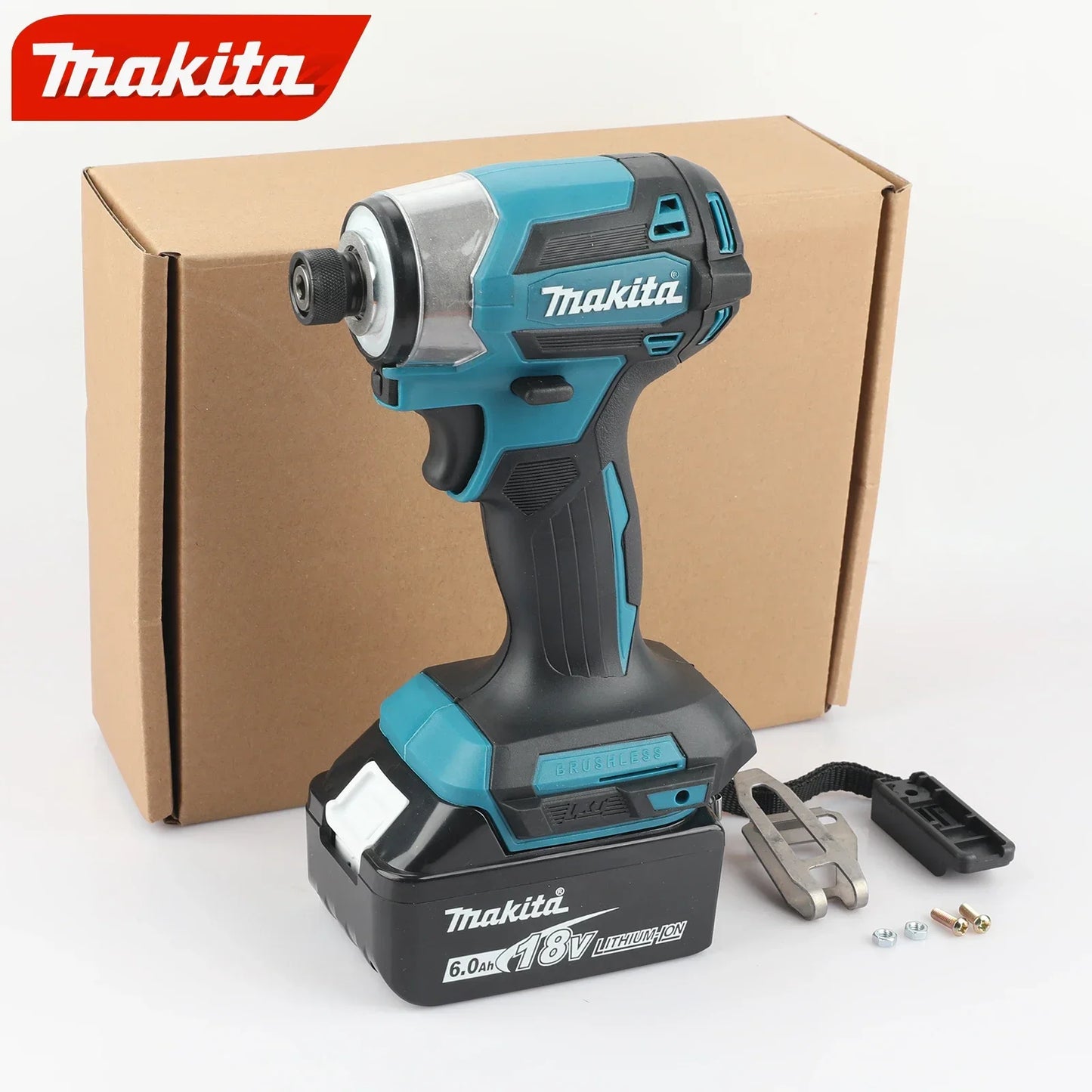 Makita DTD173 Brushless electric screwdriver Auto repair impact screwdriver batch 220N.m Electric Driver Tools