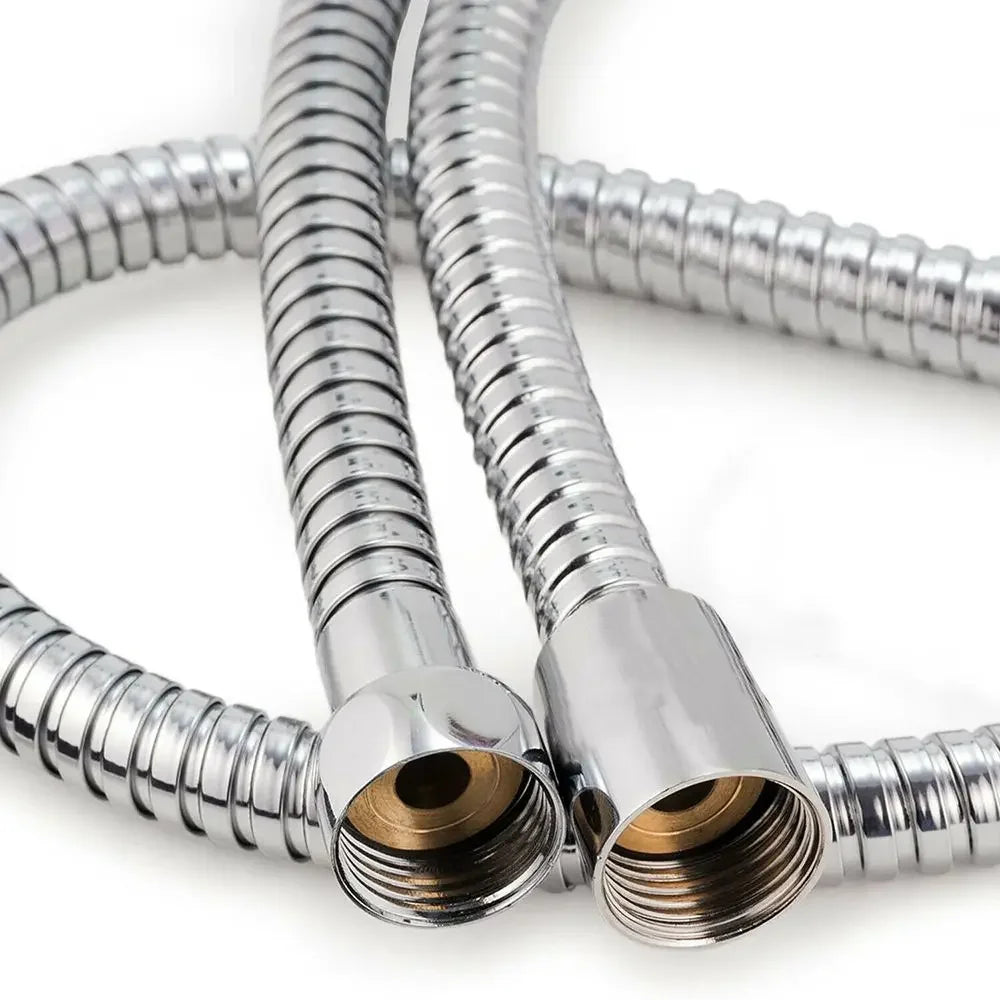 Flexible Stainless Steel Plumbing Hose Shower Head Tube Flexible Bathroom Pipe 1-3m Bath Accessories