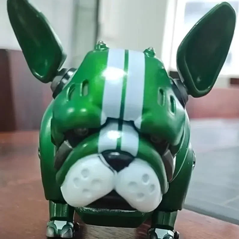 Hwj Rambler Transformation bouledogue mécanique Robot chien figurine jouets mobiles métallique à mode Science-Fiction ornement