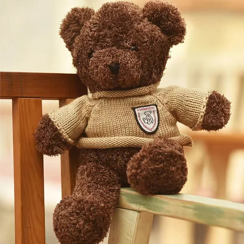 30cm40cm Plush Sweater Bear Toys Dolls Dolls Cute Dress Up Bear Birthday Gift Soothing sleep