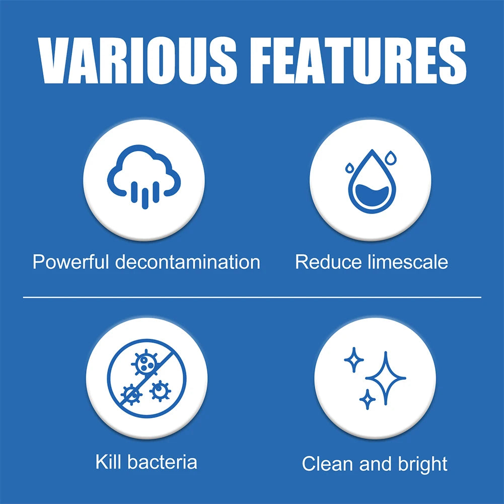 20-100PCS Dishwasher Cleaner Oil Dirt Removal Deodorizer Cleaning Tablet Limescale Remover High Efficient Kitchen Cleaning Tool