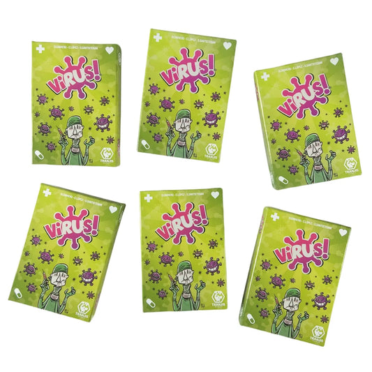3 Styles Virus Game Cards The Contagiously Fun Card Game Virus 1/2/3 Evolution Halloween Spanish English French Party Game Card