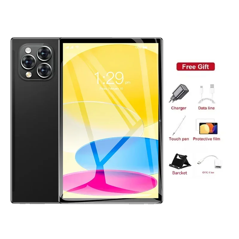 2025 New Original Global Version Tablet Android Pad 15 Pro 16GB+1TB Snapdragon 870 Tablets PC 5G Dual SIM Card WIFI HD 4K Mi Tab