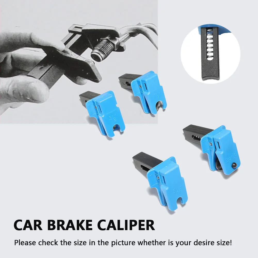 4Pcs Car Brake Oil Brake Clamp Pipe Plug Tool To Prevent Oil Spills Leak Proof Brake Lines Stoppers Automotive Brake Lines Plug