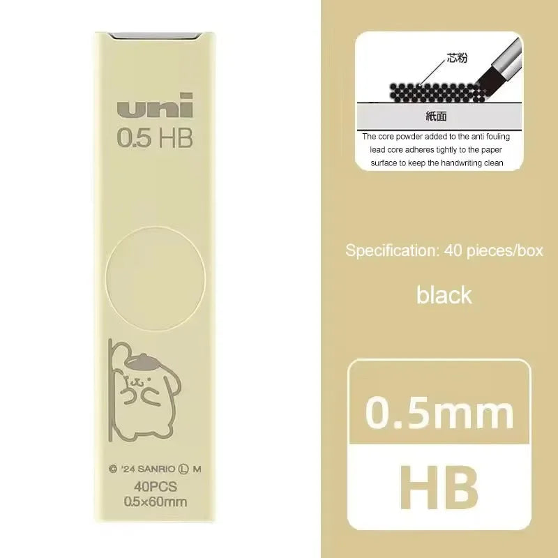1Pcs Japan UNI UL-S Mechanical Pencil Lead-core Anti-fouling Thickened Black Non-breakable Student Pencil Lead 0.3/0.5/0.7 mm