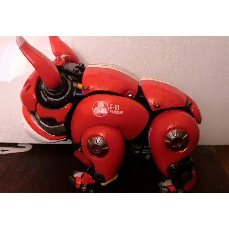 Hwj Rambler Transformation bouledogue mécanique Robot chien figurine jouets mobiles métallique à mode Science-Fiction ornement