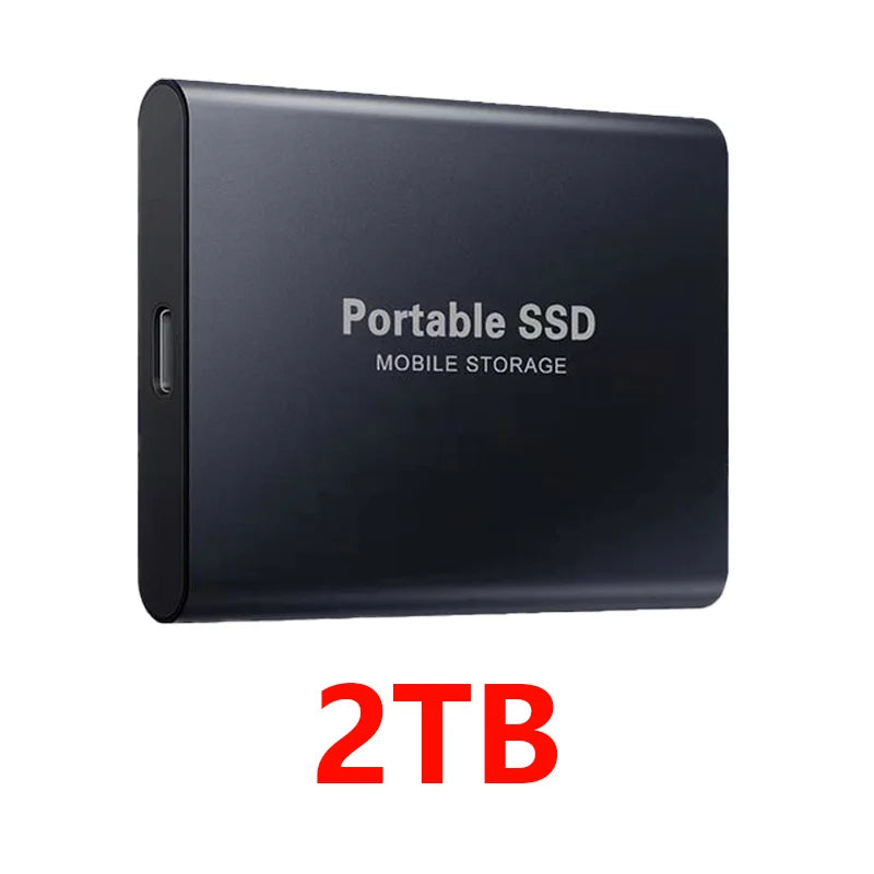 Portable SSD 4TB High Speed External Hard Drive 16TB USB 3.1 Hard Disk Mass 1TB Original Solid State Drives for Laptop/PC/MAC
