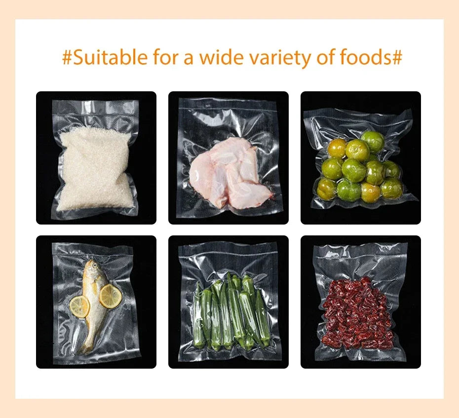 Vacuum Sealer Packaging Machine Food Vacuum Sealer With Free 10pcs Vacuum bags Household Vacuum Food Sealing