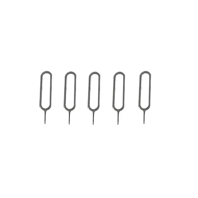 5pcs Mobile Phone Sim Card Remover Pin Needle Replacement Parts Tool Kit for iPhone Samsung Blackberry Xiaomi Oppo Huawei Repair