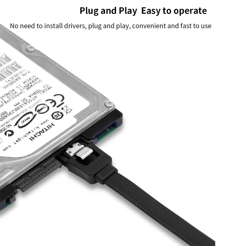 1pcs SATA III Data Cable With Locking 40cm Right Angle Female Data Cable 6 Gbit/s Computer Cables For SATA HDD