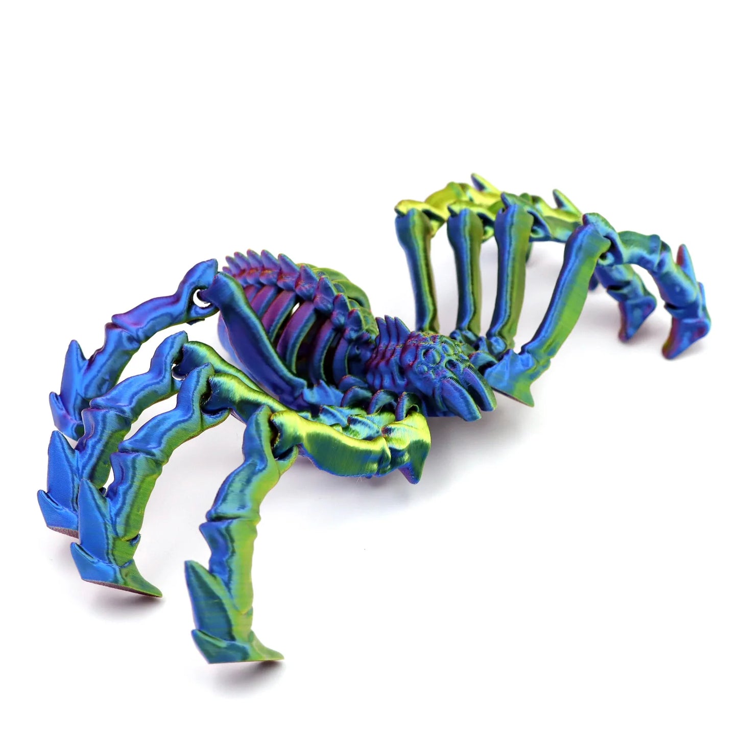 3D Printed Retractable Spider Movable Joint Fidget Toy Rotatable Articulated Office Desktop Ornament Adults Kid Toy Crafts Gift