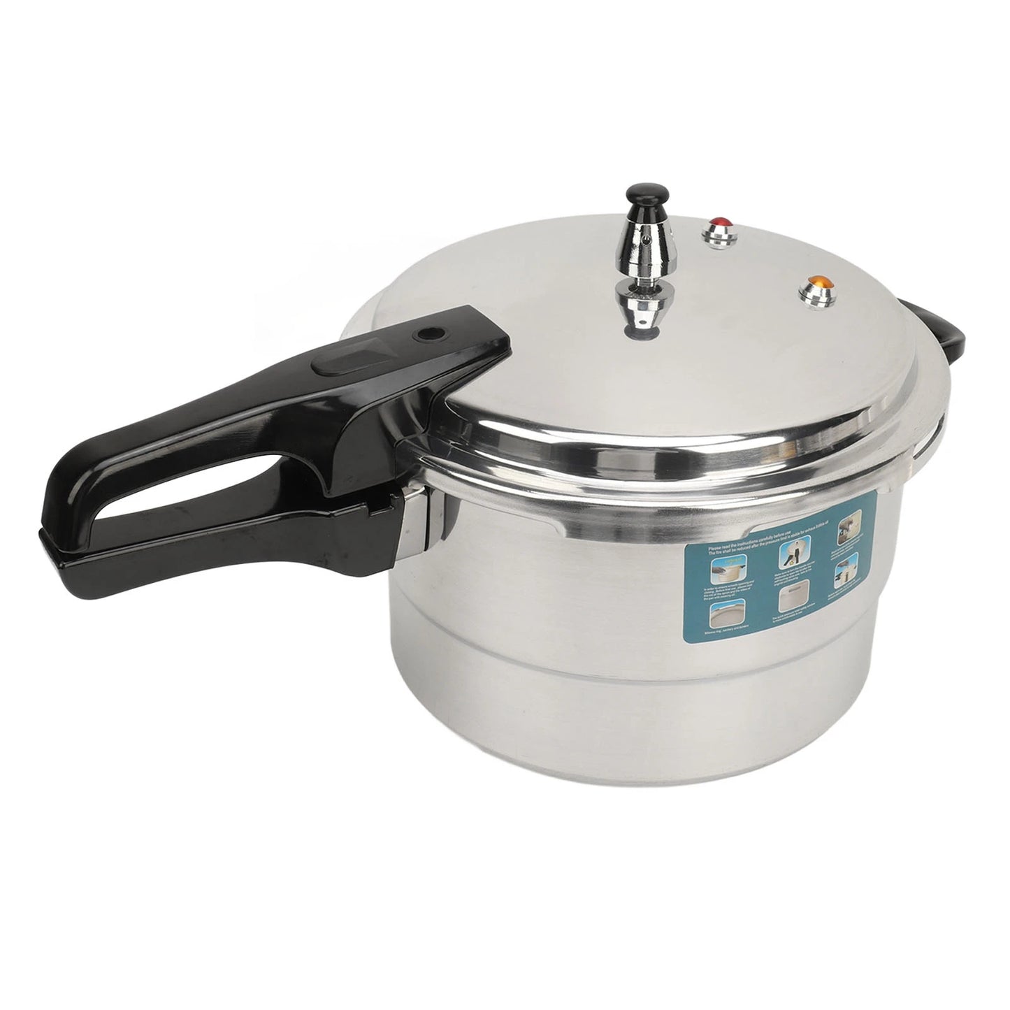 Pressure Cooker Multi Purpose Aluminum Safety Valves with Steaming Plate Household Stovetop Pressure Canner for Induction Cooker