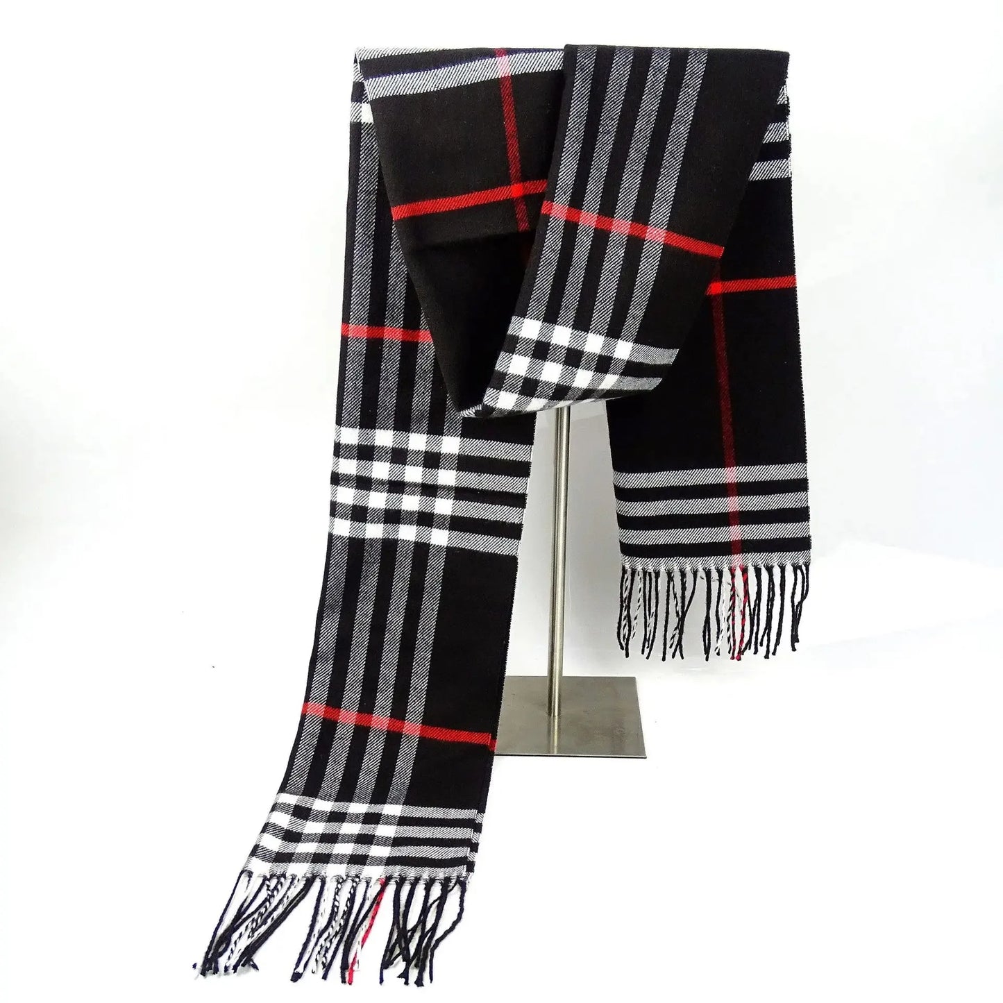 Cashmere Warm Scarf for Women Design Winter Men Shawl Wrap 2025 Plaid Female