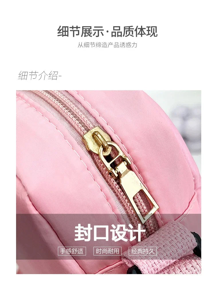 MINISO Disney 2024 New Princess Series Crossbody Bag "Frozen 2" Elsa Sophia Cartoon Shoulder Bag Girls Casual Fashion Handbag