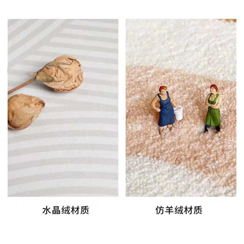60-160cm Sanrio My Melody Carpet Bedside Blanket Floor Mat Dressing Table Foot Pad Girl Room Bedroom Decorative Pashmina Carpet