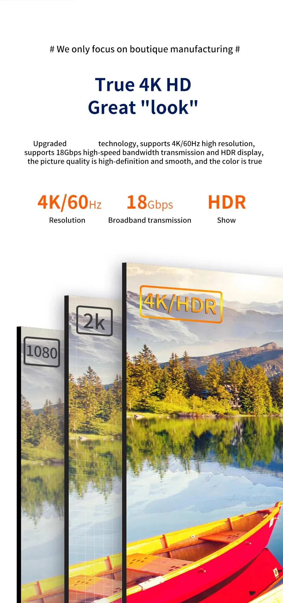 1 In 2 Out HDMI-compatible Splitter Cable 1080P 2 Dual Port Hdmi-Compatible Cable Y Splitter Adapter for Laptop Monitor TV Box