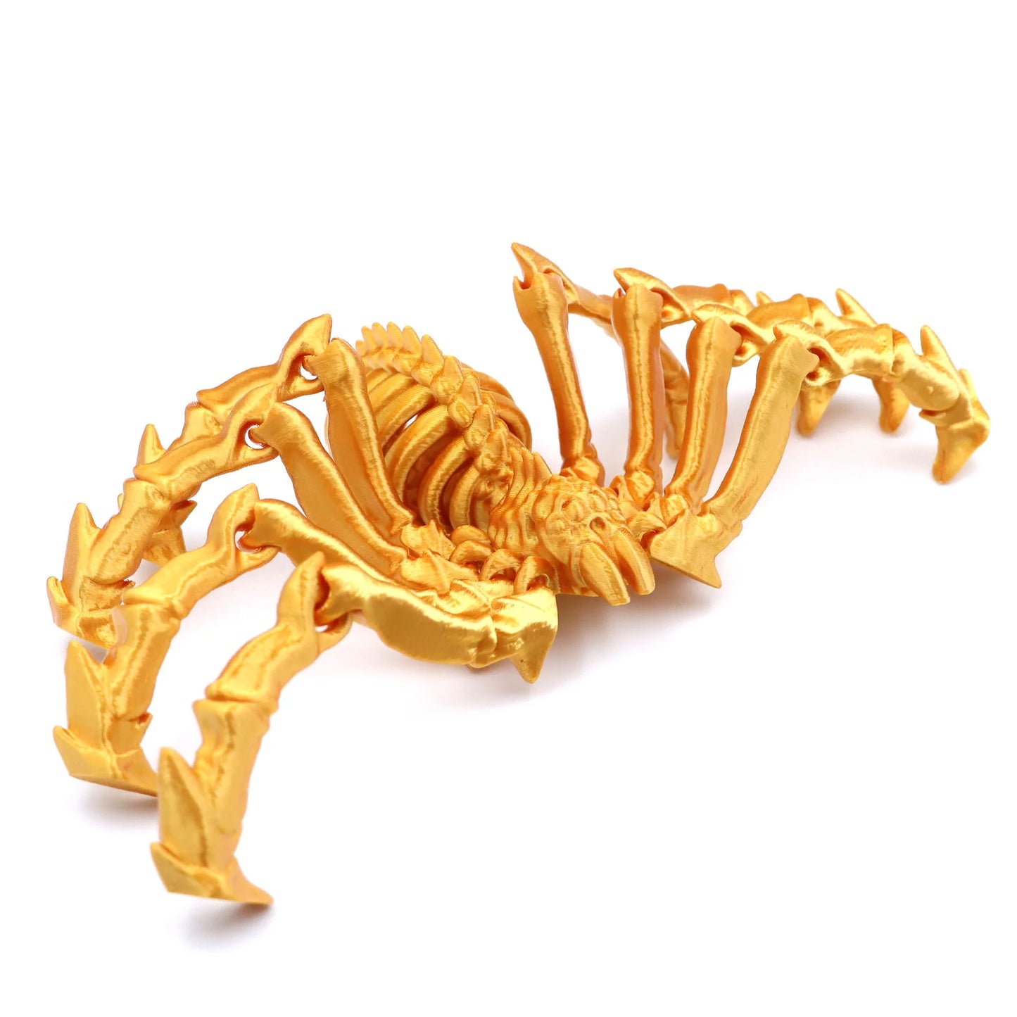 3D Printed Retractable Spider Movable Joint Fidget Toy Rotatable Articulated Office Desktop Ornament Adults Kid Toy Crafts Gift