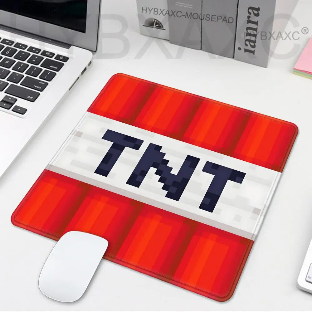 2025 New Minecraft Peripheral Computer Game My World Lawn Mousepad Mini Short Table Pad Anime Office Table Decoration Figure Toy