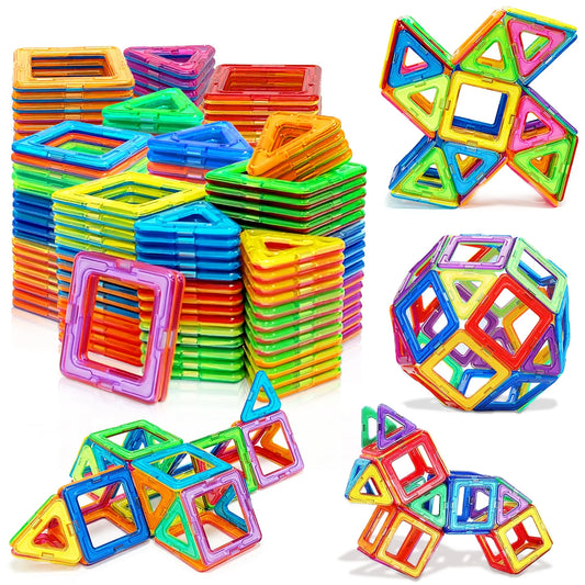 Magnetic Building Blocks for children's Toys, Puzzle Learning, Birthday and Christmas Gifts