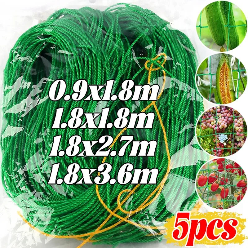 Garden Trellis Net Outdoor Plants Climbing Netting Anti Bird Plants Protection Mesh Cucumber Tomato Grape Vine Grow Net Holder
