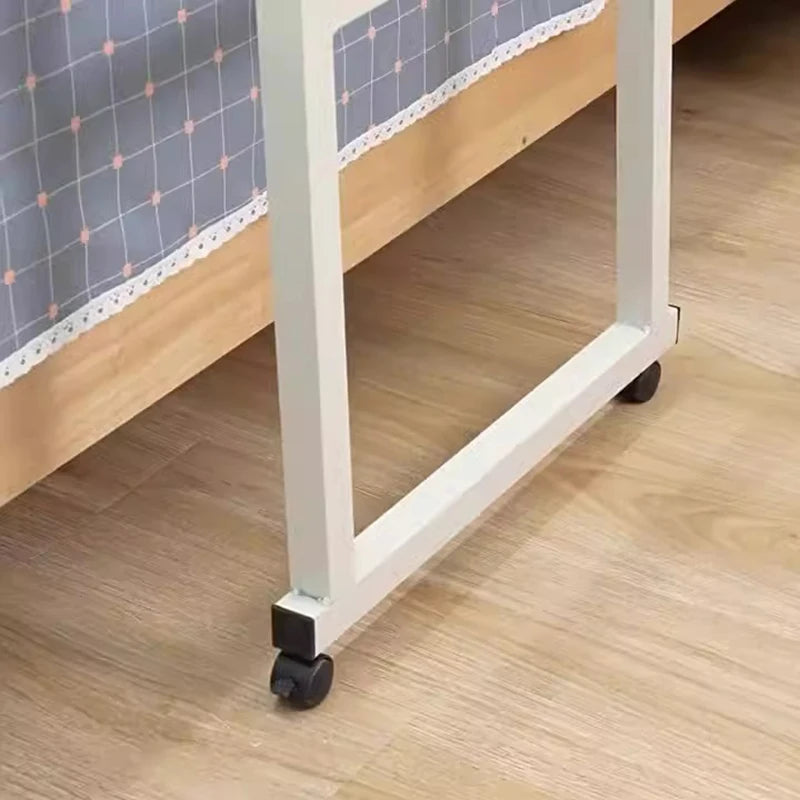 Laptop Computer Adjustable Height And Length Living Room Bedroom Movable Desk Overbed Table