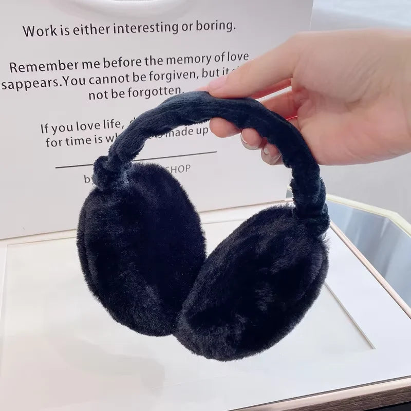 New Lovely Winter Warm Cat Ear Warmers Glitter Ears Plush Earmuffs for Women Playful Girls Ear Muffs Cold Protection Warm Hot
