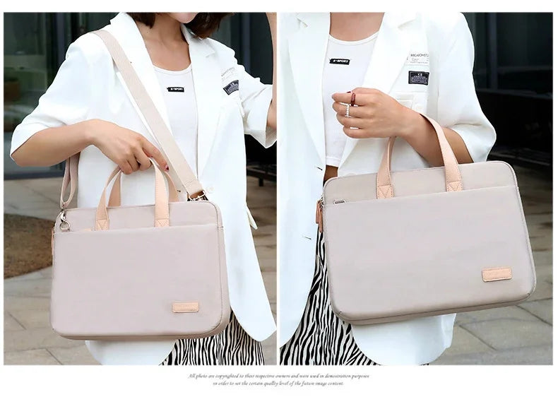 Lightweight Laptop Bag Portable Business Shoulder Messenger Bag 14/15 Inch Handbag Waterproof shockproof Storage Bags Briefcases