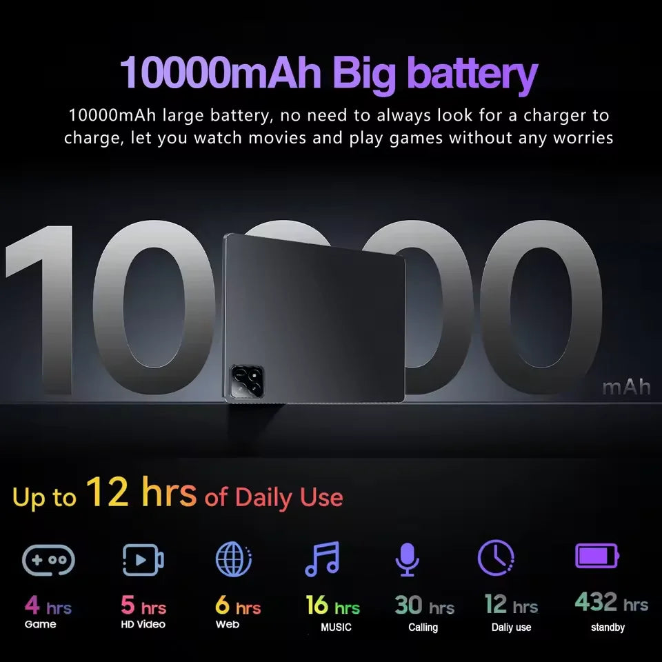 2025 Xioami Pad 6S Pro Tablet Android 14 Snapdragon 8 Gen2 Call Phone Tablets GPS 5G WiFi Dual SIM HD 4K 10.1inch