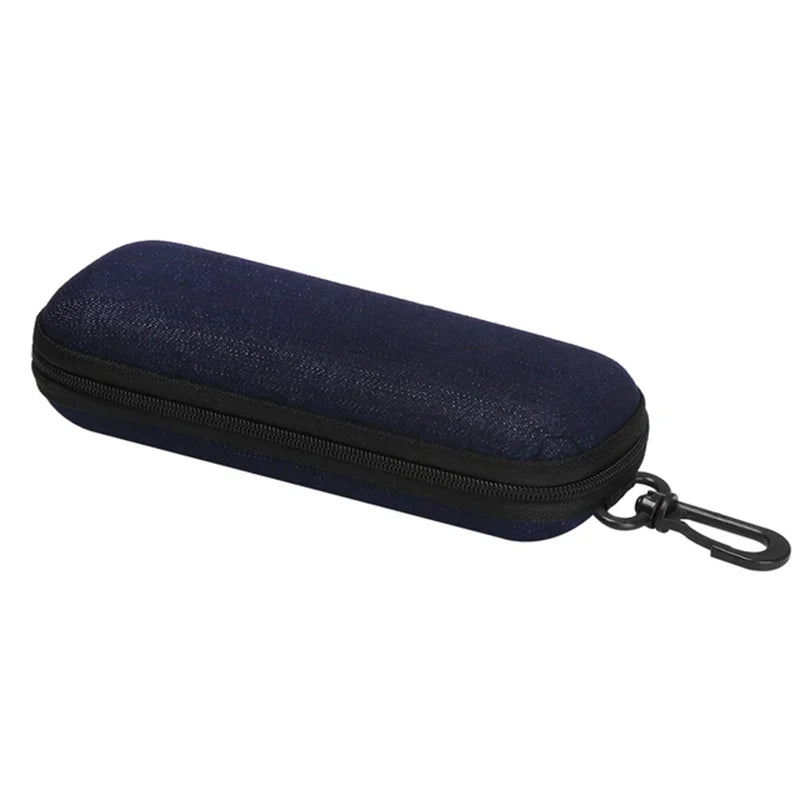 Denim Fabric Glasses Cases Zipper Sunglasses Protection Container Eyeglasses Pencil Case Reading Glasses Box Organizer Carry Bag
