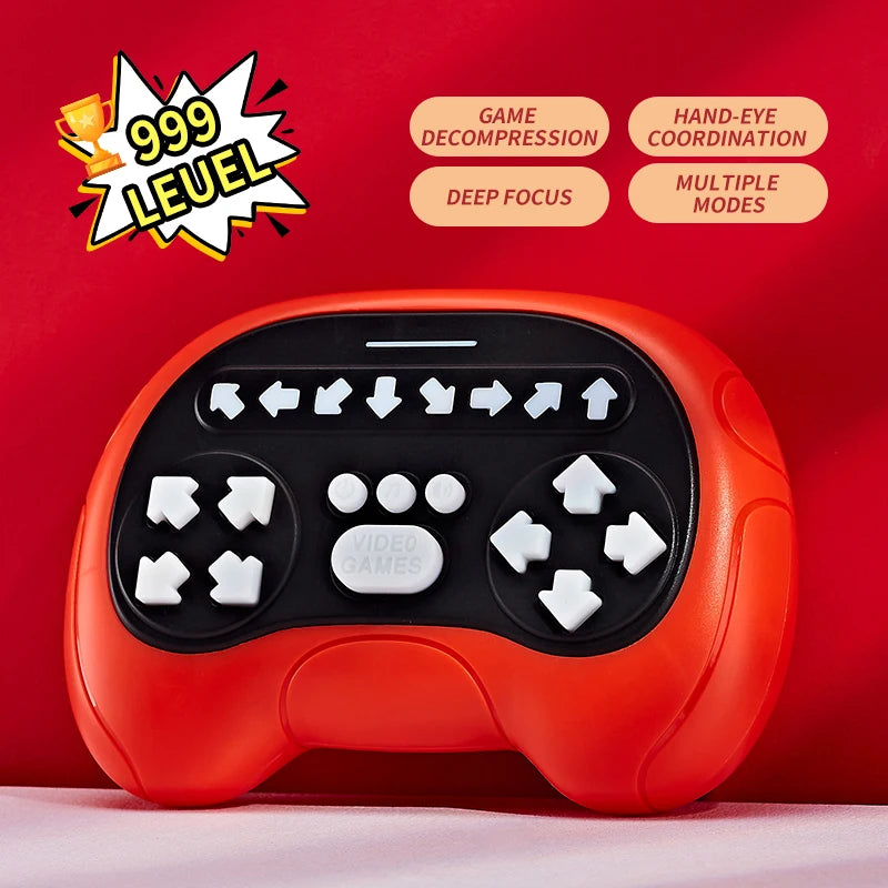 ZLang Dancing Handheld Memory Game Quick Push Game Fidget Toys for Adults Rhythm Handheld Game Machine Light Up Stress Relief