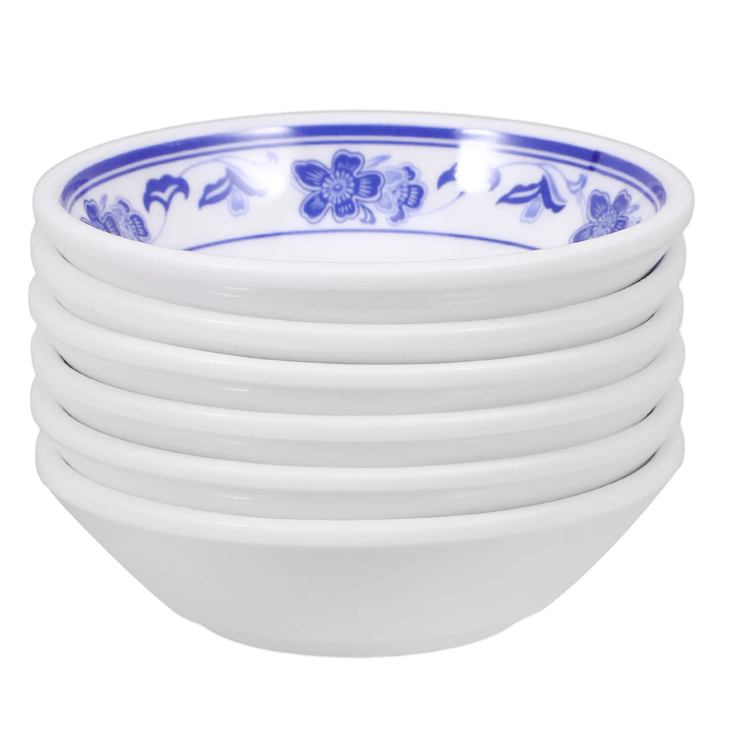 6pcs Sauce Dishes Melamine Mini Plates Reusable Condiment Containers Dipping Dishes Serving Ceramics Firm Food Grade