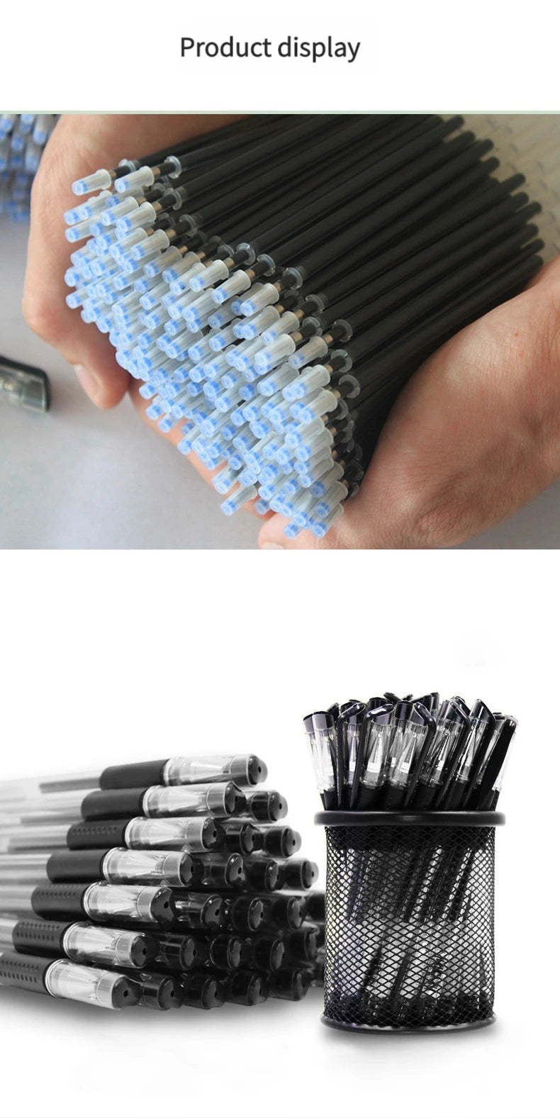 7/35 PCS Gel Pen Set School Supplies Black Blue Red Ink Color Ballpoint Pen Kawaii Pen Writing Tool School Office Stationery