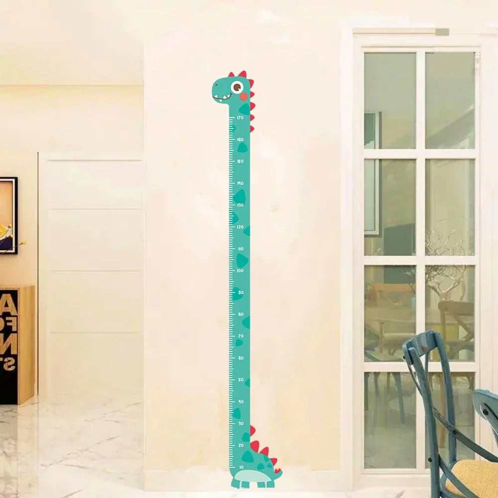 1PC wall sticker measuring instrument ruler for measuring height, cartoon height sticker wallpaper can be removed