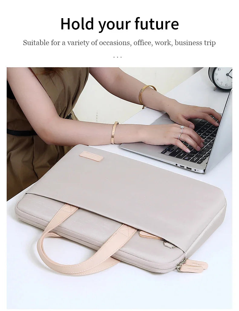 Lightweight Laptop Bag Portable Business Shoulder Messenger Bag 14/15 Inch Handbag Waterproof shockproof Storage Bags Briefcases