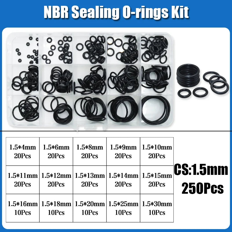 2840 O-Ring NBR Automobile Nitrile Rubber ORing Corrosion Oil Resistant Seal Washer for Car Air Condition Faucet Plumbing Gasket