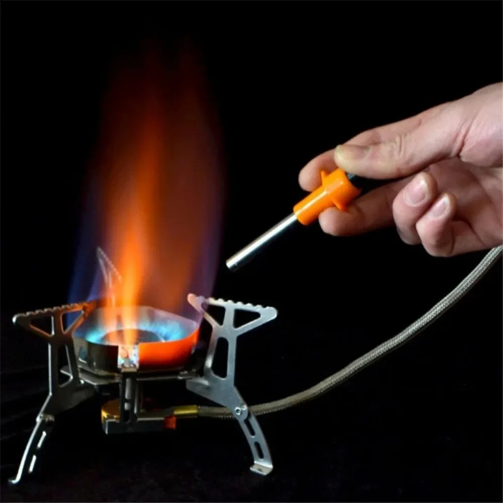 Camping Stove Electric Pulse Igniter Portable Piezoelectric Ignition Safe Outdoor Cooking BBQ Accessories