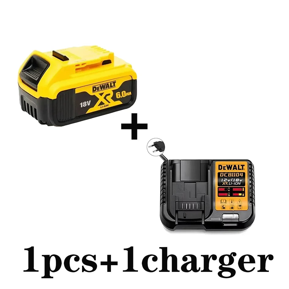 New 100% Original 6Ah 18V Original Dewalt Power Tool Battery DCB206 18V 6.0Ah Battery DCB206 18V Battery DCB205 DCB200