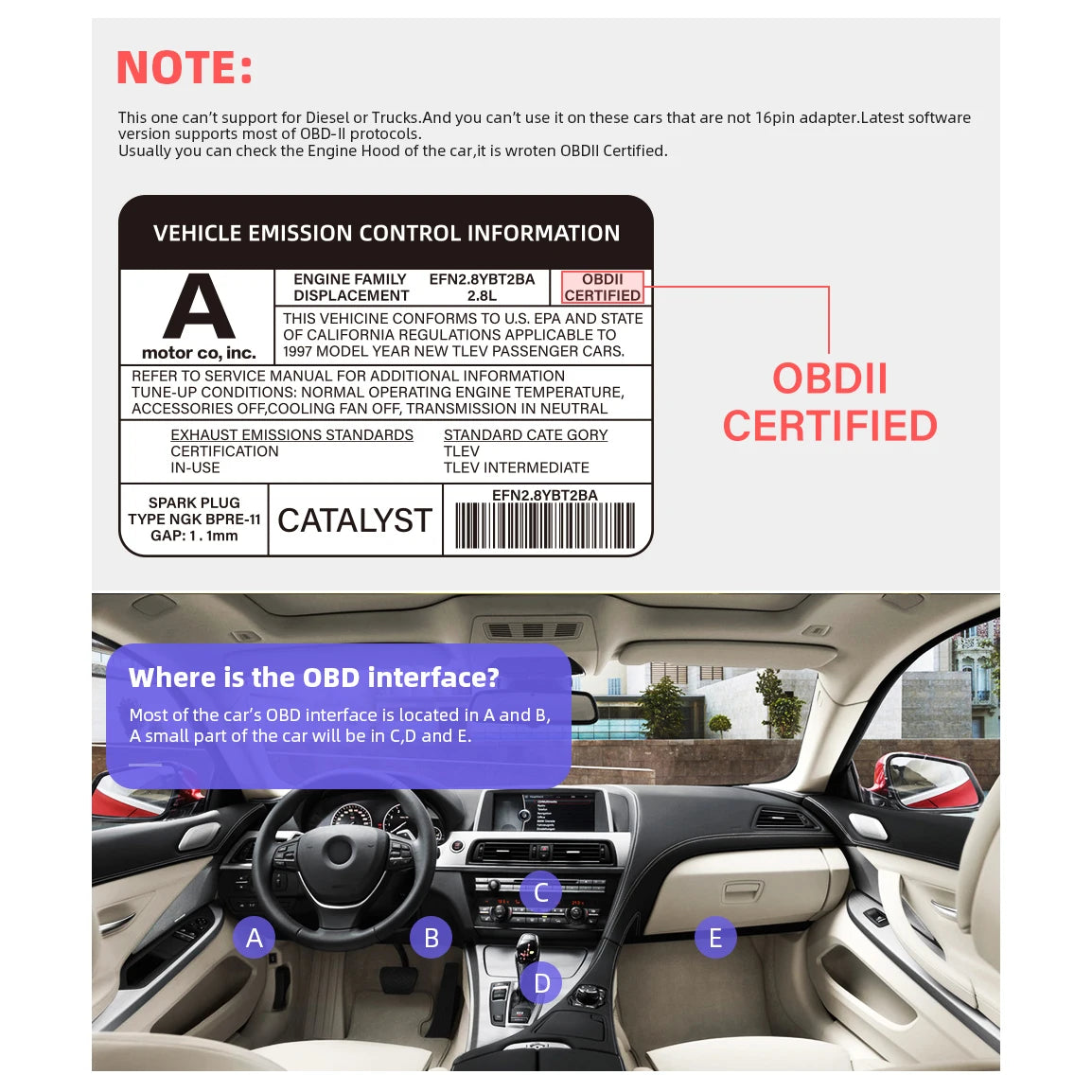 Bluetooth ELM327 Auto V1.5 V2.1 OBD2 Scanner Code Reader Tool Car Diagnostic Tool MINI Inter Face Check Engine V1.5 V2.1 For Car